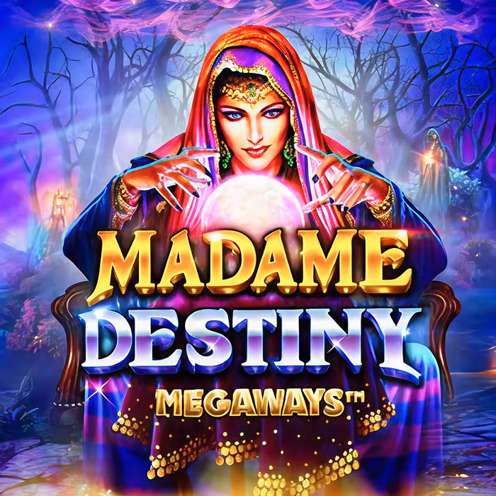 Madame Destiny fortune teller themed slot with mystical bonuses